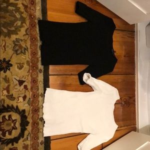 White House black market half sleeve sweaters